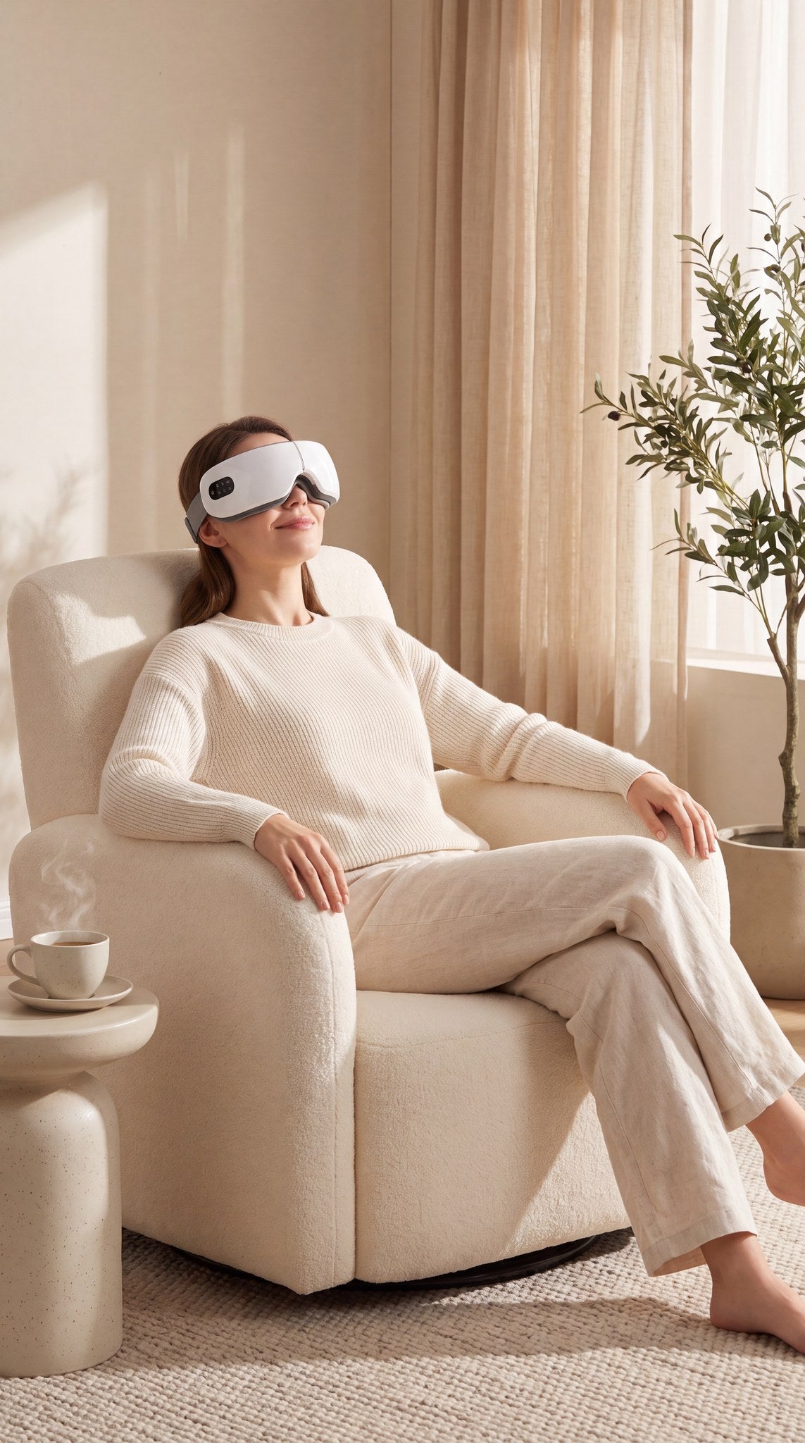 VisaClear™ Heated Eye Massager — Heat Therapy, Airbag Massage & Bluetooth Music